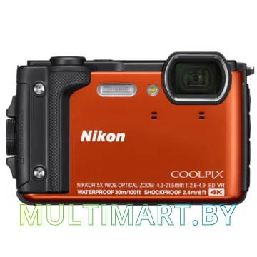 Фотоаппарат Nikon Coolpix W300 (красный)